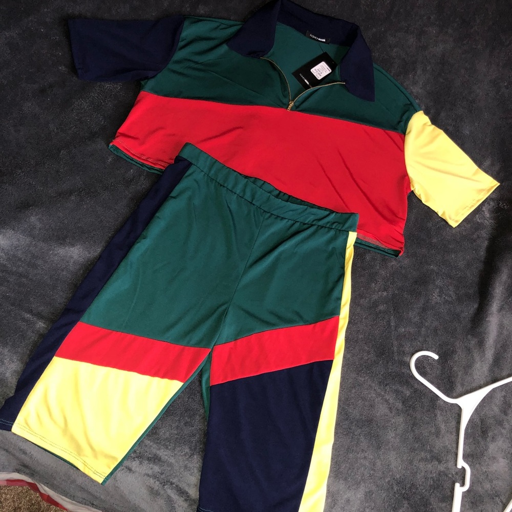 2 piece crop top set